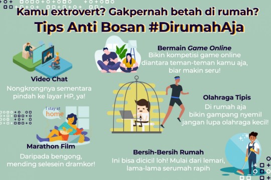 Tips Anti Bosan #DirumahAja