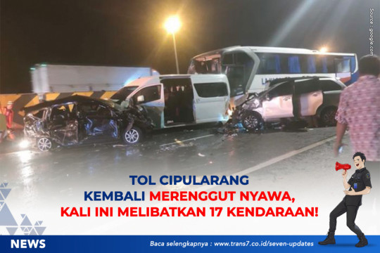 Tol Cipularang Kembali Merenggut Nyawa, Kali Ini Melibatkan 17 Kendaraan