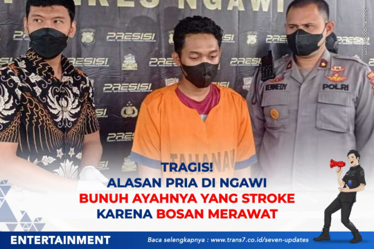 Tragis! Alasan Pria Di Ngawi Bunuh Ayahnya Yang Stroke Karena Bosan Merawat