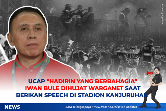 Ucap “Hadirin Yang Berbahagia” Iwan Bule Dihujat Warganet Saat Berikan Speech Di Stadion Kanjuruhan