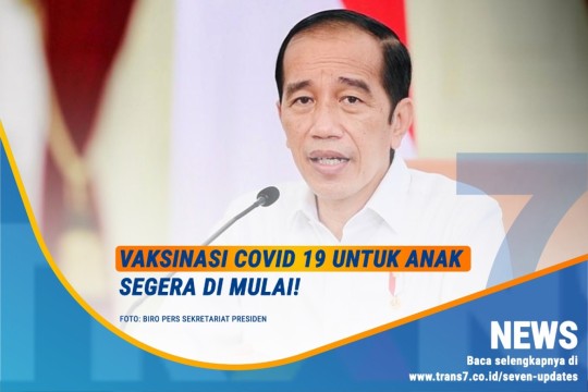 Vaksinasi Covid19 Untuk Anak Segera Dimulai!