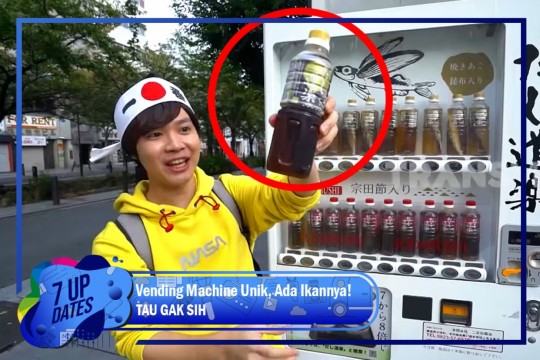 Vending Machine Unik, Ada Ikannya!