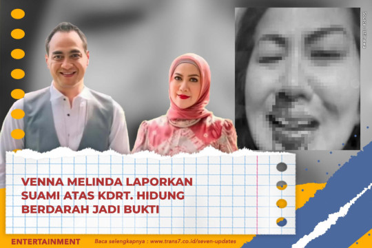 Venna Melinda Laporkan Suami Atas KDRT. Hidung Berdarah Jadi Bukti