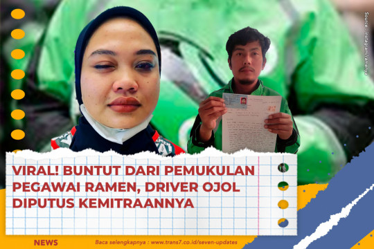Viral! Buntut Dari Pemukulan Pegawai Ramen, Driver Ojol Diputus Kemitraannya