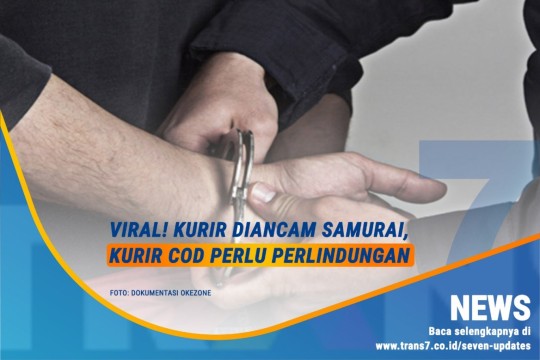 Viral! Diancam Dengan Samurai,  Kurir COD Perlu Perlindungan