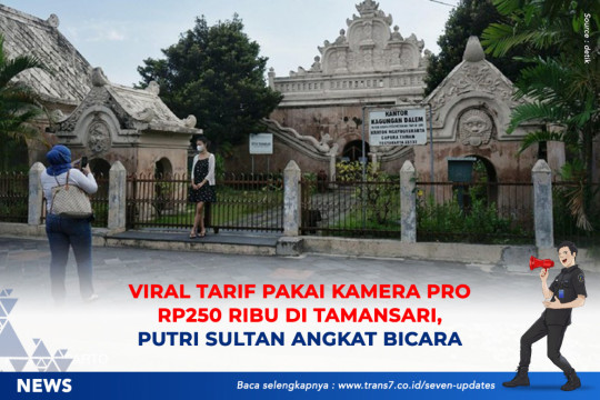 Viral Tarif Pakai Kamera Pro Rp250 Ribu Di Tamansari, Putri Sultan Angkat Bicara