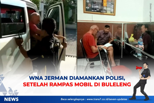 WNA Jerman Diamankan Polisi, Setelah Rampas Mobil Di Buleleng