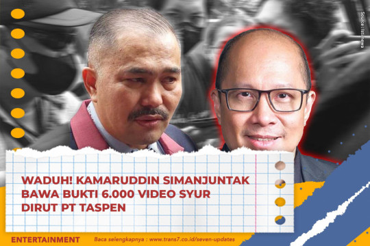 Waduh! Kamaruddin Simanjuntak Bawa Bukti 6.000 Video Syur Dirut PT Taspen