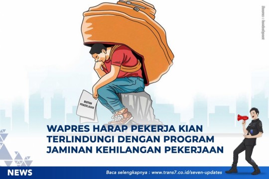 Wapres Harap Pekerja Kian Terlindungi Dengan Program Jaminan Kehilangan Pekerjaan