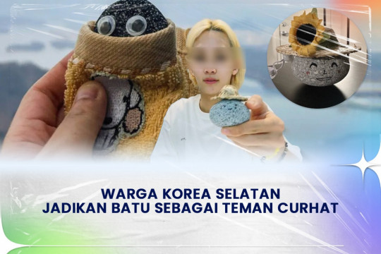 Warga Korea Selatan Jadikan Batu Sebagai Teman Curhat