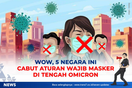 Wow, 5 Negara Ini Cabut Aturan Wajib Masker Di Tengah Omicron