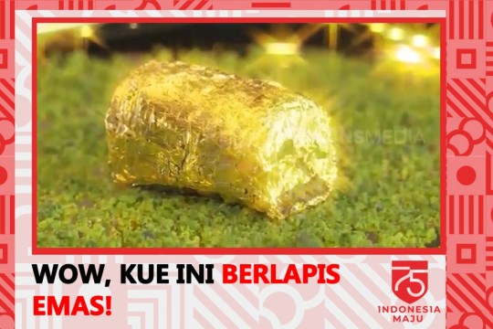 Wow, Kue Ini Berlapis Emas!