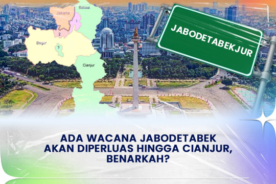 ⁠Ada Wacana JABODETABEK Akan Diperluas Hingga Cianjur, Benarkah?